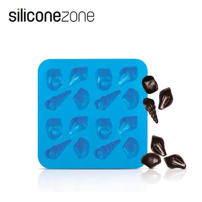[실리콘존] 조개모양 초콜렛 아이스 몰드 블루 SZ05OM10123AB